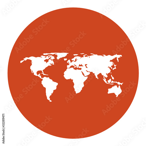 Logo Carte du monde