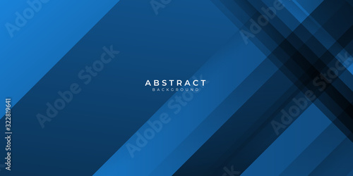 Dark blue abstract background with modern and futuristic corporate concept for presentation design