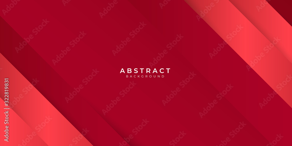 Red bright line cut shadow abstract background vector illustration for presentation design. Abstract modern background gradient color. Red maroon and white gradient with stylish line and square