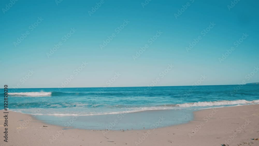 Balearic Island Formentera Clean Empty Beach Balearic Island Formentera Clean Empty Beach