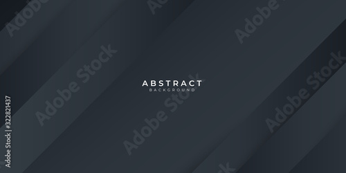 Modern dark black neutral abstract background for presentation design 