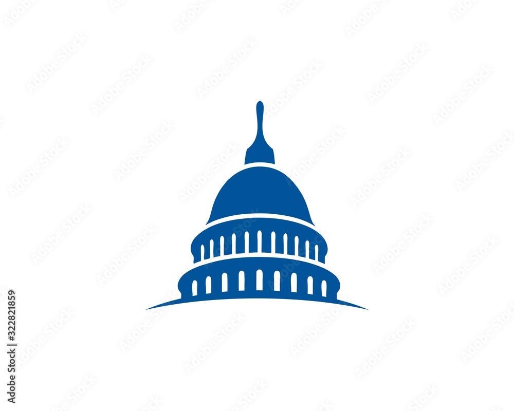 Capital government building logo Capital government building logo