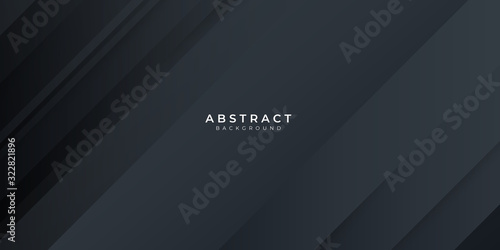  Dark black silver neutral abstract background vector illustration for presentation design