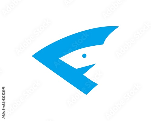 F Shark Icon