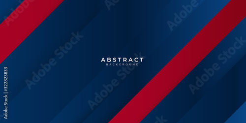 Free Download Red blue gradient box rectangle abstract background vector presentation design - GFXLoad