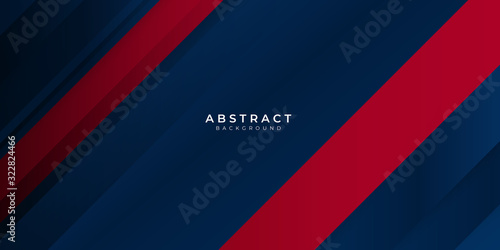 Red gradient blue box rectangle abstract background vector presentation design