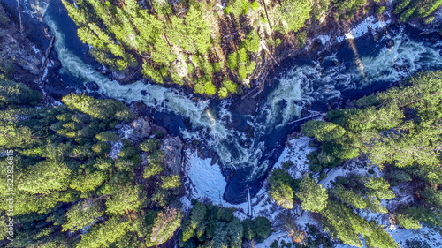 Benham Falls on the Deschutes River near Bend, Oregon