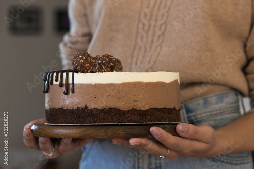 Whole mousse cake 