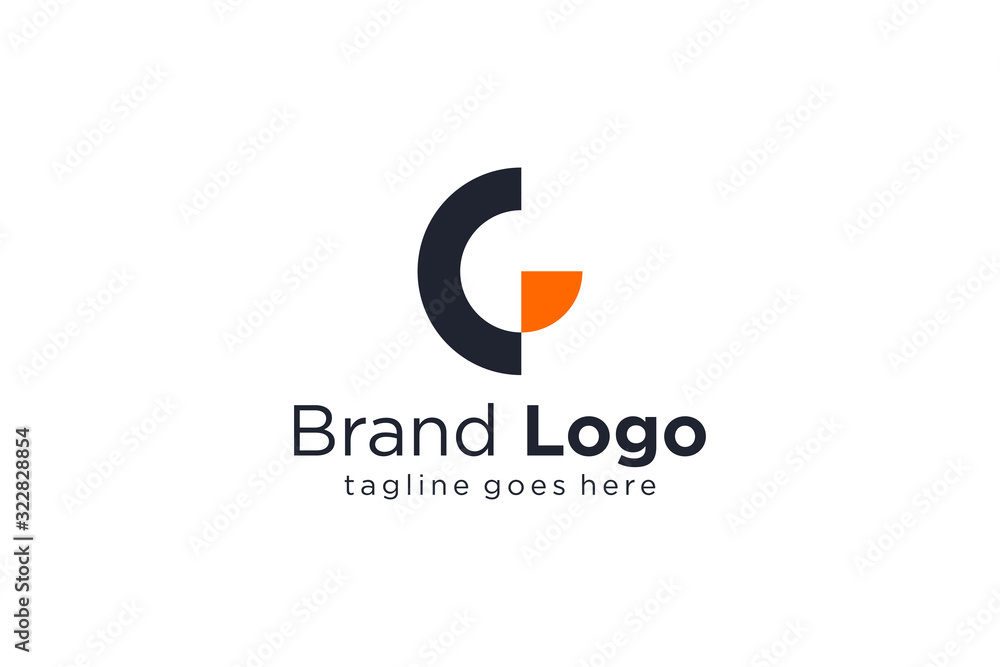 Abstract Letter G Logo. Flat Vector Logo Design Template element Stock ...
