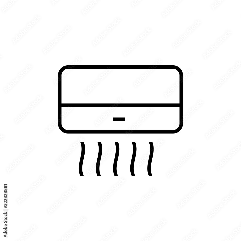 air conditioner icon vector logo template EPS 10 air conditioner icon vector logo template EPS 10