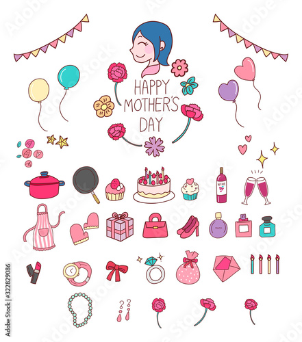 母の日 セット イラスト 素材 アイコン 手書き風 かわいい Vector De Stock Adobe Stock 母の日 セット イラスト 素材 アイコン 手書き風 かわいい Vector De Stock Adobe Stock