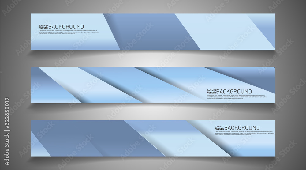 Vector material design banner background. Abstract creative concept of business modern graphic layout template.