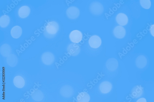 Blue Bokeh images abstract background