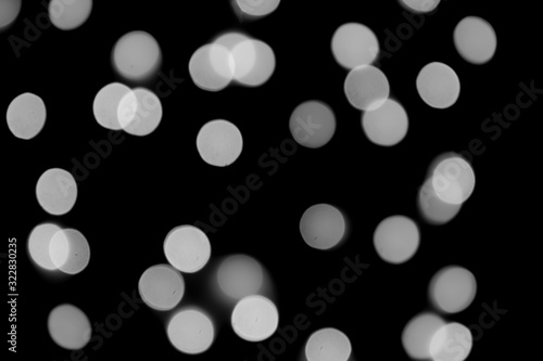 White Bokeh images abstract background