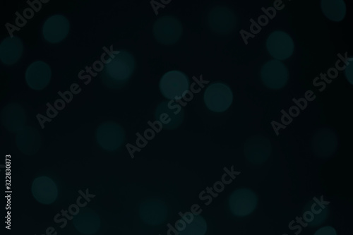 Blue Green Bokeh images abstract background