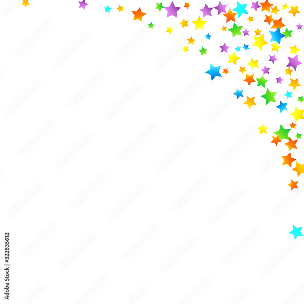 Rainbow Festive Confetti. Carnival Star Falling. Rainbow Festive Confetti. Carnival Star Falling.