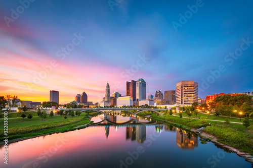 Columbus, Ohio, USA Skyline