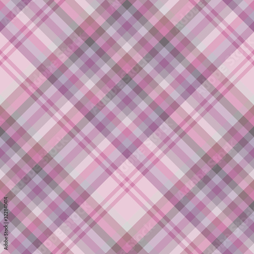 Seamless pattern in amazing pink, violet, purple and grey colors for plaid, fabric, textile, clothes, tablecloth and other things. Vector image. 2