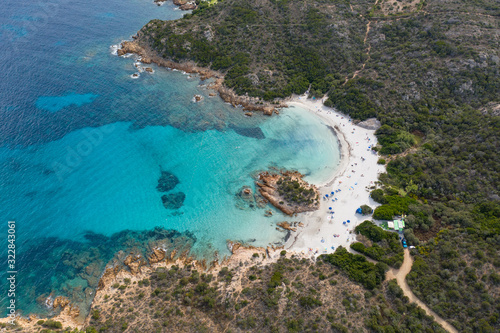 Prince's Beach, one of the most beautiful beaches of the Emerald Coast, North Sardinia