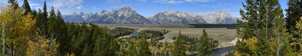 Grand Tetons and snake river