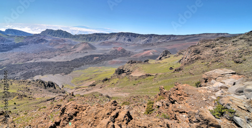 Haleakalā or the East Maui Volcano - a massive shield volcano of the Hawaiian Island of Maui.