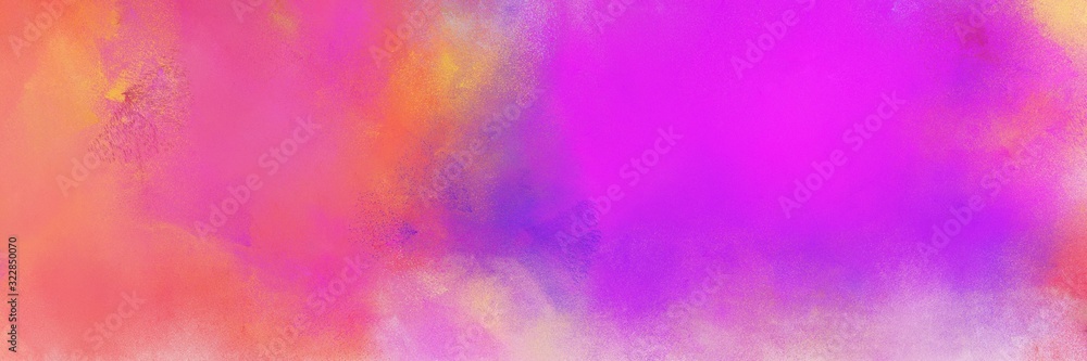 abstract painting background texture with pale violet red, magenta and light pink colors and space for text or image. can be used as horizontal background graphic