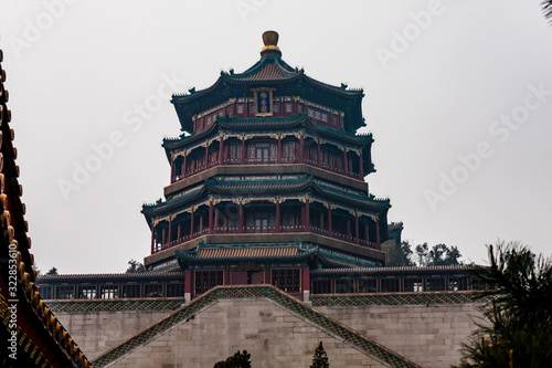 The Tower of Buddhist Incense (Foxiangge) in the Summer Palace complex, Beijing