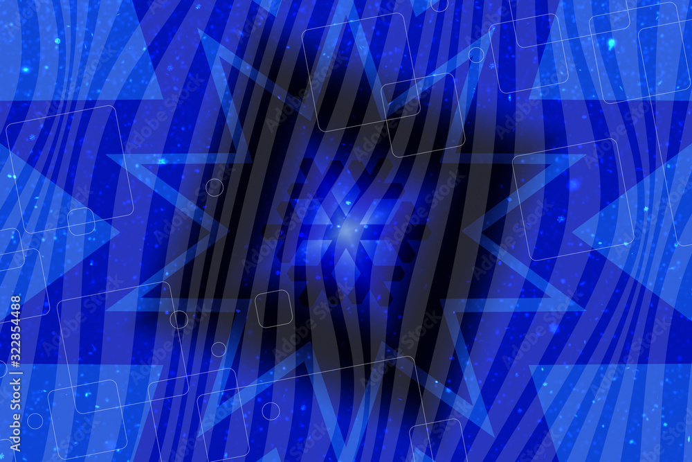 Obraz premium abstract, blue, wallpaper, light, design, texture, art, pattern, illustration, wave, backdrop, spiral, digital, motion, swirl, backgrounds, circle, line, graphic, black, water, white, color, waves