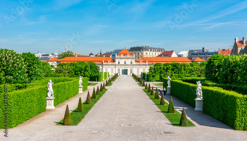 Lower Belvedere palace in Vienna, Austria © Mistervlad
