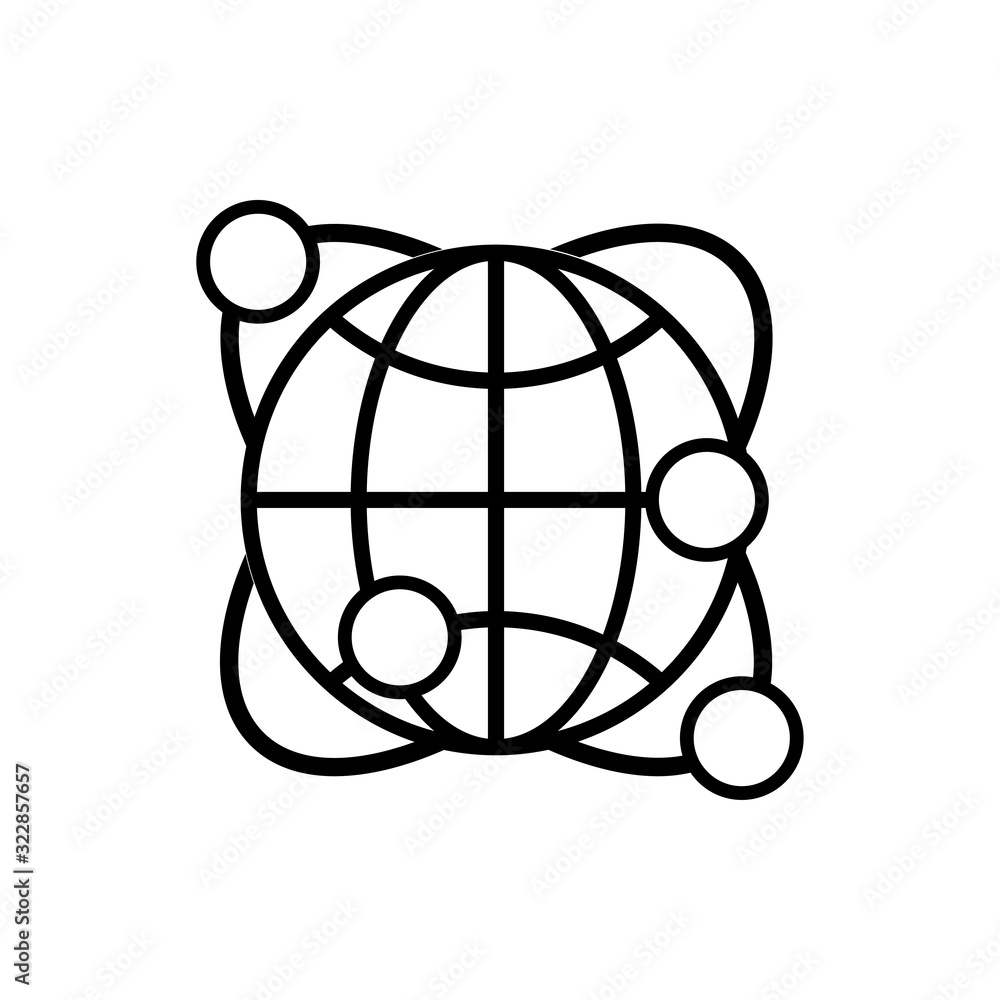 Internet Vector Icon style illustration Line Data Science EPS 10 Internet Vector Icon style illustration Line Data Science EPS 10