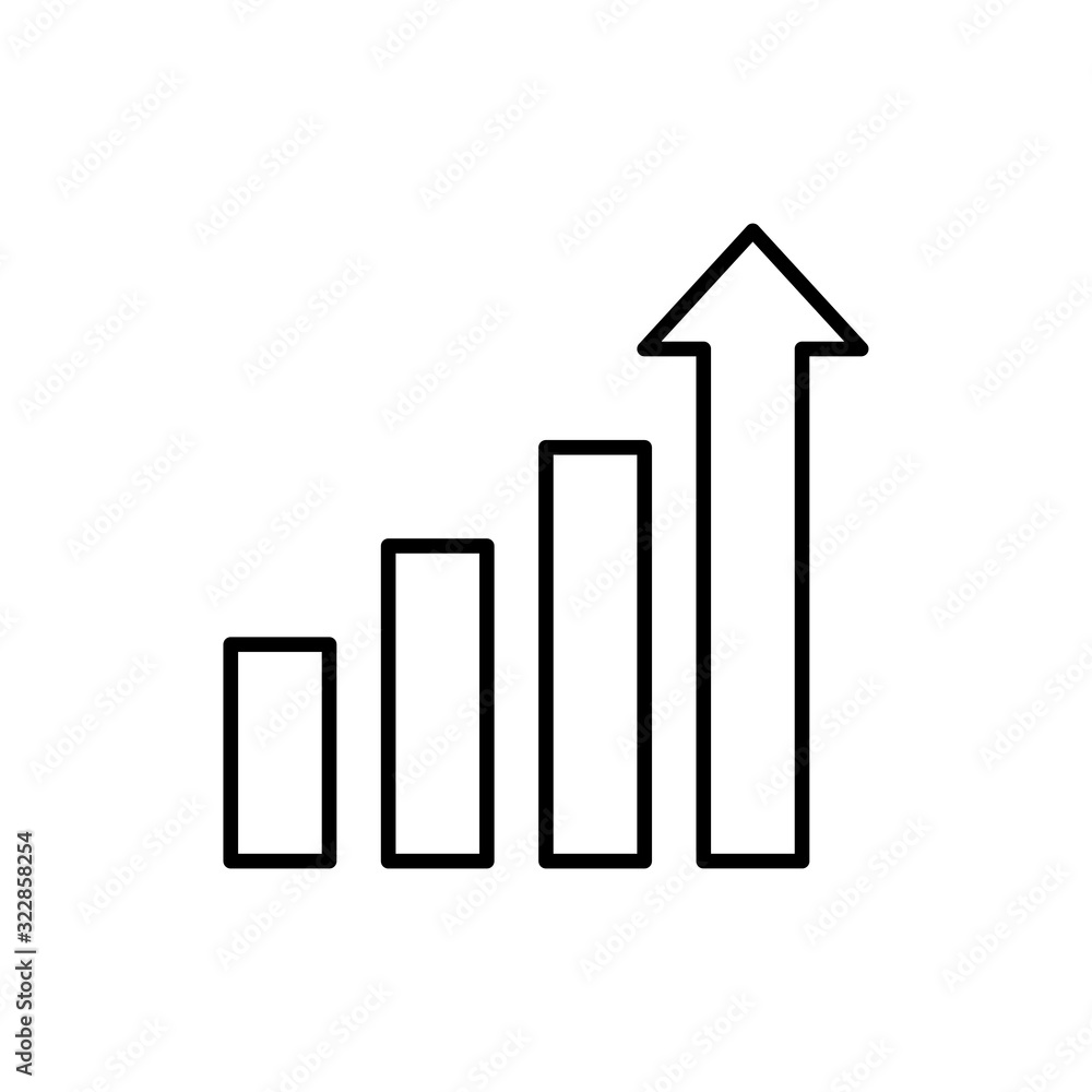 Bar Graph Vector Icon style illustration Line Data Science EPS 10 Bar Graph Vector Icon style illustration Line Data Science EPS 10
