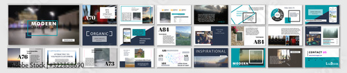 Set of business plan presentation template. Social media pack. Easy use in modern blog posts or Editable simple info banner, trendy book. For app, digital display style. Bright web flyer work. a4. ppt