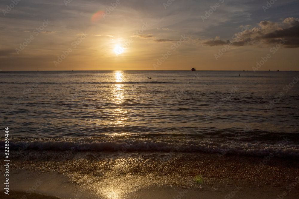 Naklejka premium Oahu Island