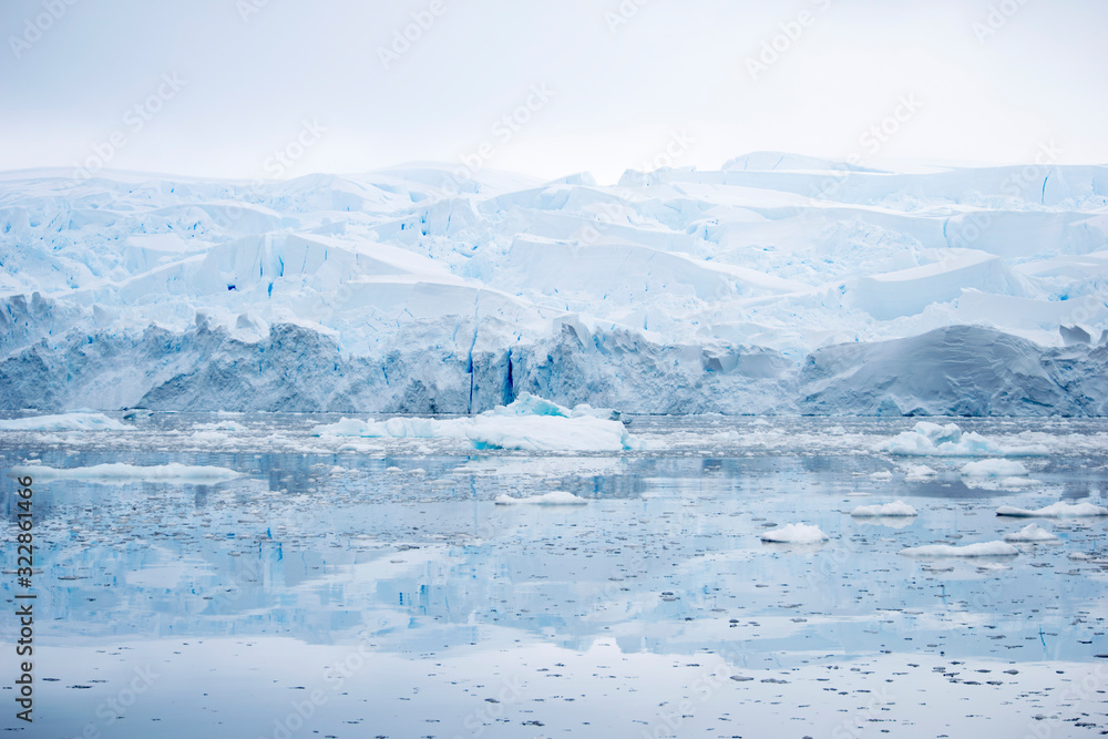 Global warming - Icebergs in Antarctic peninsula, Antarctica