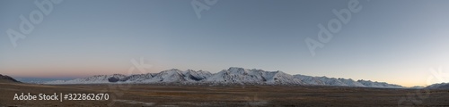 Sunset over the Little Pamir.