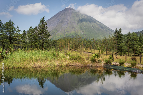 Arenal Volcano (Spanish: Volcán Arenal) is an active andesitic stratovolcano in north-western Costa Rica © Vicky