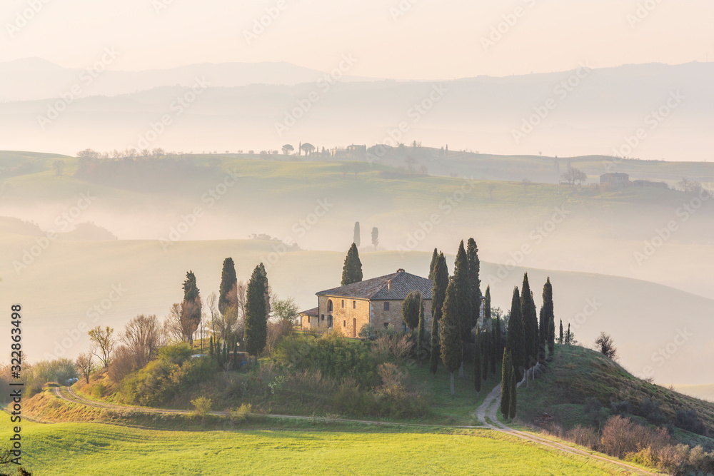 Rolling Hills of Tuscany, Italy