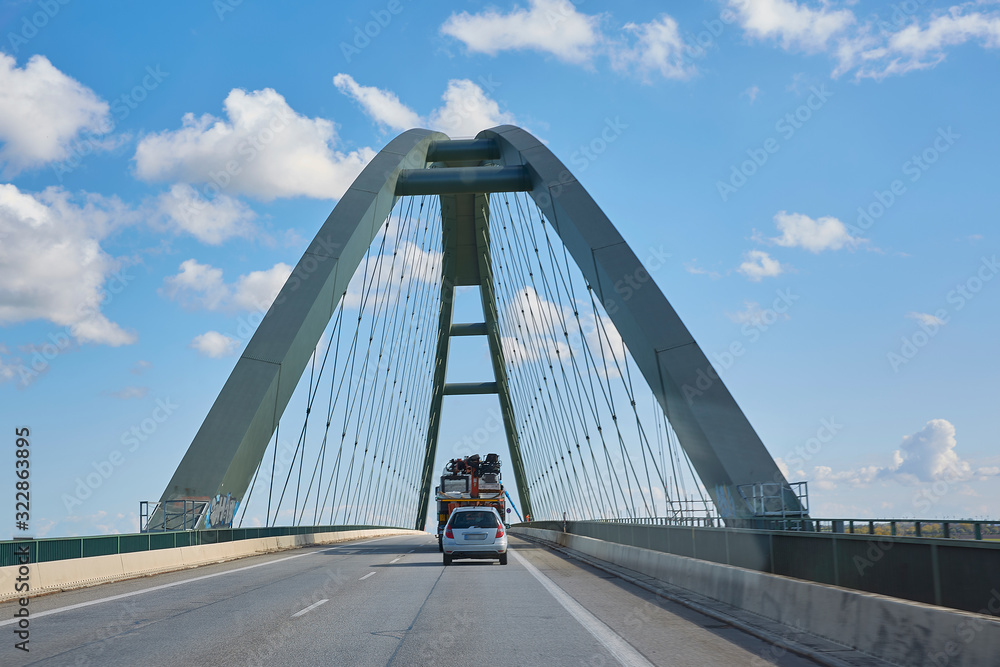 Fototapeta premium brücke fehmarnsund