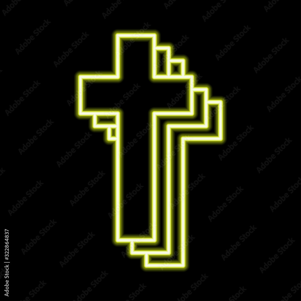 neon cross, glowing cross, religion, Christianity, Jesus neon cross, glowing cross, religion, Christianity, Jesus