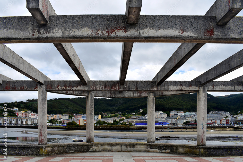 city of Viveiro, Lugo, Galicia. Spain. Europe. September 30, 2019 city of Viveiro, Lugo, Galicia. Spain. Europe. September 30, 2019