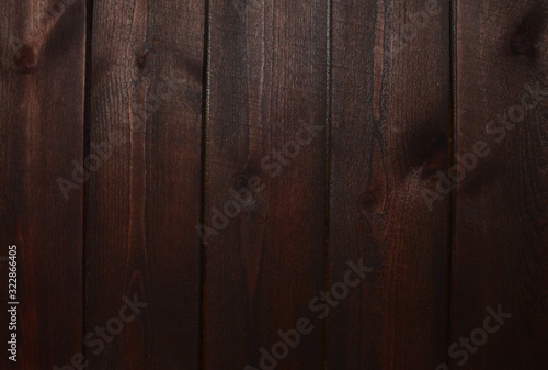  dark brown background made of painted boards