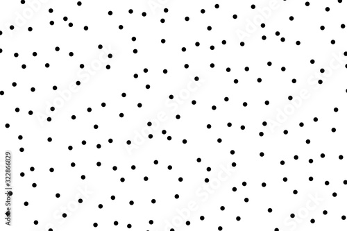 Vector background with dots in a chaotic manner.