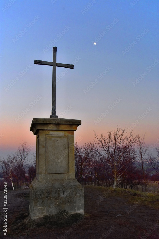 Cross in Dablice - part of Prague - Czech republic