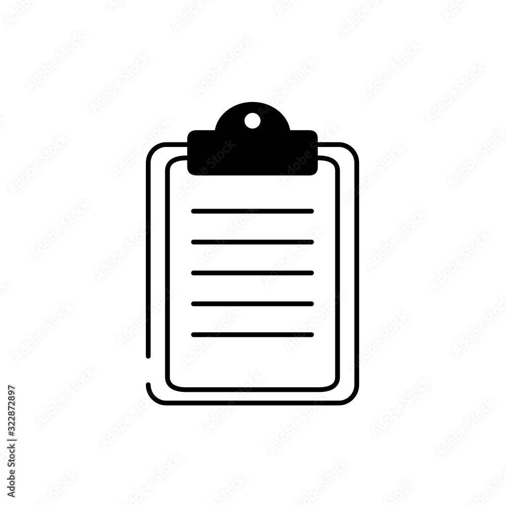 clipboard cargo delivery line style icon clipboard cargo delivery line style icon