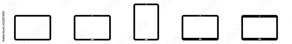 Tablet Computer Icon Black | Tablet PC Illustration | Smartphone Mobile Phone Symbol | Display Logo | Touch Screen Sign | Isolated | Variations Tablet Computer Icon Black | Tablet PC Illustration | Smartphone Mobile Phone Symbol | Display Logo | Touch Screen Sign | Isolated | Variations