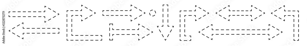 Arrow Icon Dotted Black | Arrows | Infographic Illustration | Direction Symbol | Pointer Logo | Up Sign | Isolated | Variations Arrow Icon Dotted Black | Arrows | Infographic Illustration | Direction Symbol | Pointer Logo | Up Sign | Isolated | Variations