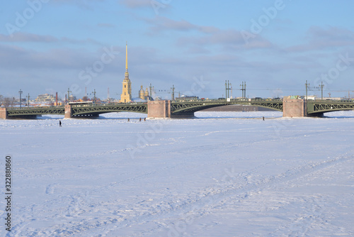 Palace Bridge at winter.