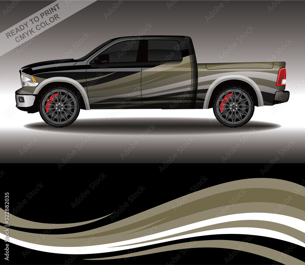 Car wrap decal design vector, custom livery race rally car vehicle sticker and tinting. Car wrap decal design vector, custom livery race rally car vehicle sticker and tinting.