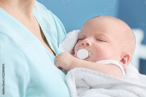 Newborn baby sleeping peace...