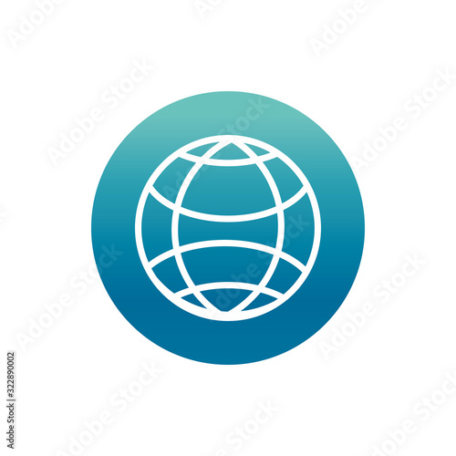 office world international work block gradient style icon